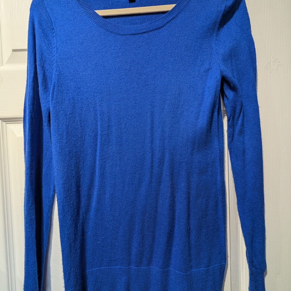 Womens Electric Blue Sweater